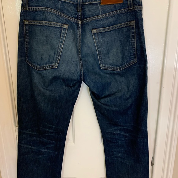 Men's Vince Rhodes Slim Straight Dark Blue Jeans - Picture 5 of 10